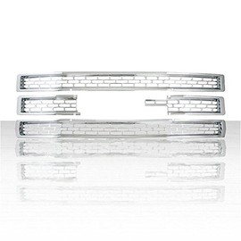 Auto Reflections 4pc Chrome ABS Grille Insert for 2014-2015 GMC Sierra