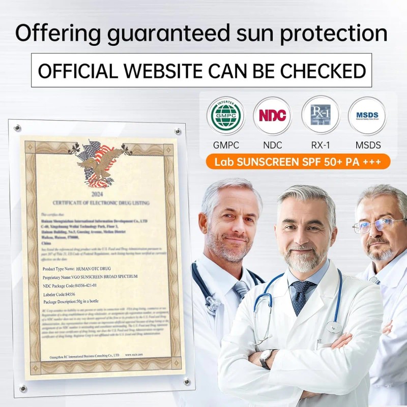 Vgo Protector Solar Facial Spf 50+, Protector Solar Mineral