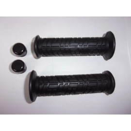 MOTORHEADTOYS BLACK ATV HAND GRIPS FOR THUMB THROTTLE POLARIS ATV
