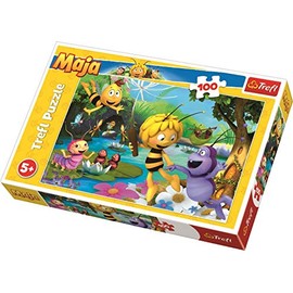 Trefl TR16361 Biene Maja und Freunde, Maya the Bee 100 Teile, für Kinder ab 5 Jahren Puzzle, Farbig