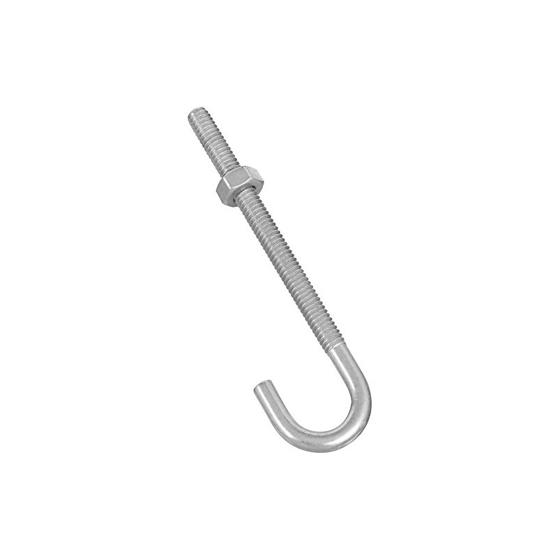 J-BOLT ZNC PLT 1/4X4"