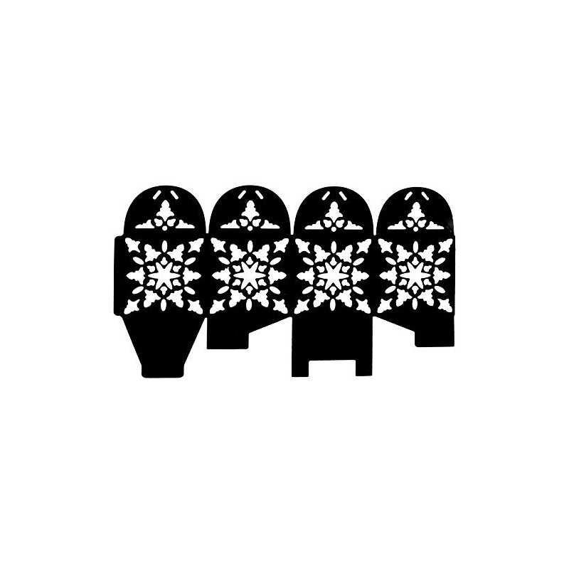 Punching Template, Folding Box 3, 17.5 cm x 10 cm.