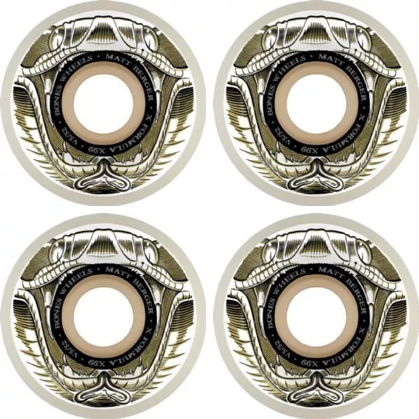 Bones Wheels XF V5 Battlesnake Skateboard Wheels - 52mm 99a