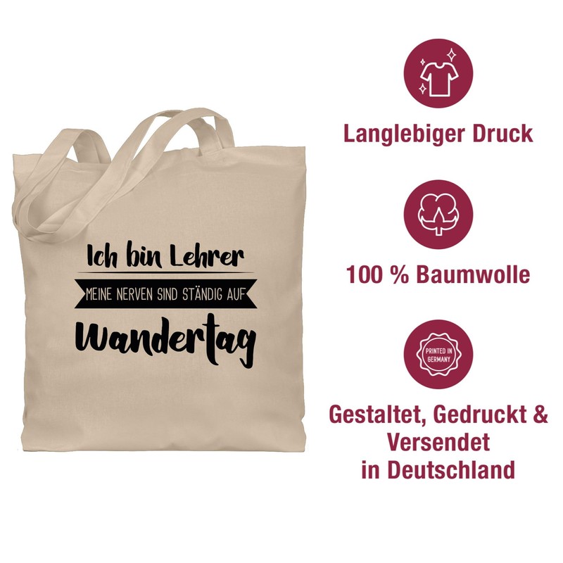 Shirtracer - Cotton Bag - Bags - Ich bin Lehrer