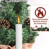 Mini Christmas Tree, Small Christmas Tree with LED Lighting, Artificial