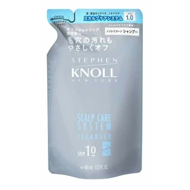 STEPHEN KNOLL (スティーブン ノル) Scalp Care System Cleanser Shampoo, Colorless, Refill, 400 Milliliters (x 1)