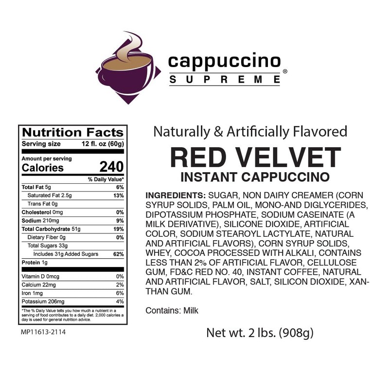 Red Velvet Instant Cappuccino Mix