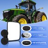 Universal Tractor mirrors,Magnetic Mirrors For Tractors Compatible with Kubota B