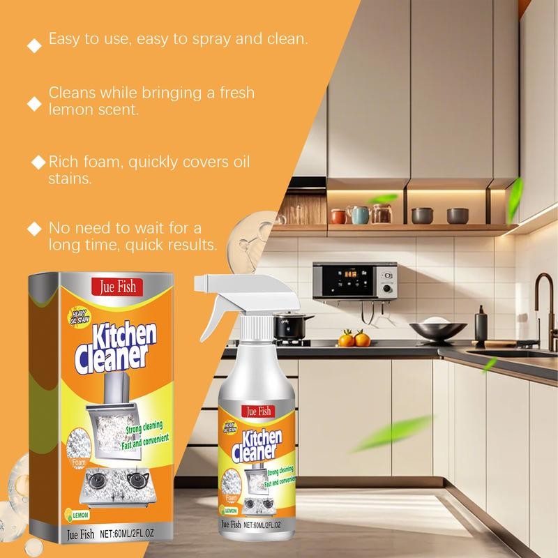 Jue-Fish Kitchen Foam Cleaner: The Ultimate Solution for Removing Heavy