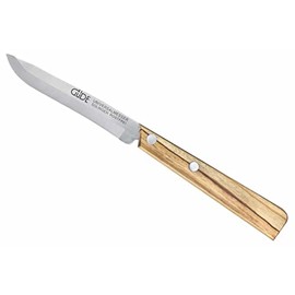 Güde Universal Knife Series Hand Forged/Serrated Steak Knife With Olivewood Handle 4-in, Made in Solingen, Germany Since 1910