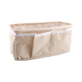 GroveEss Bedside Hanging Storage Bag,Mulit-purpose Bed Pocket Basket,Adjustable Bed Organiser Caddy for Books Tablet TV Remote Control Phone College Dorm Room Baby Bed