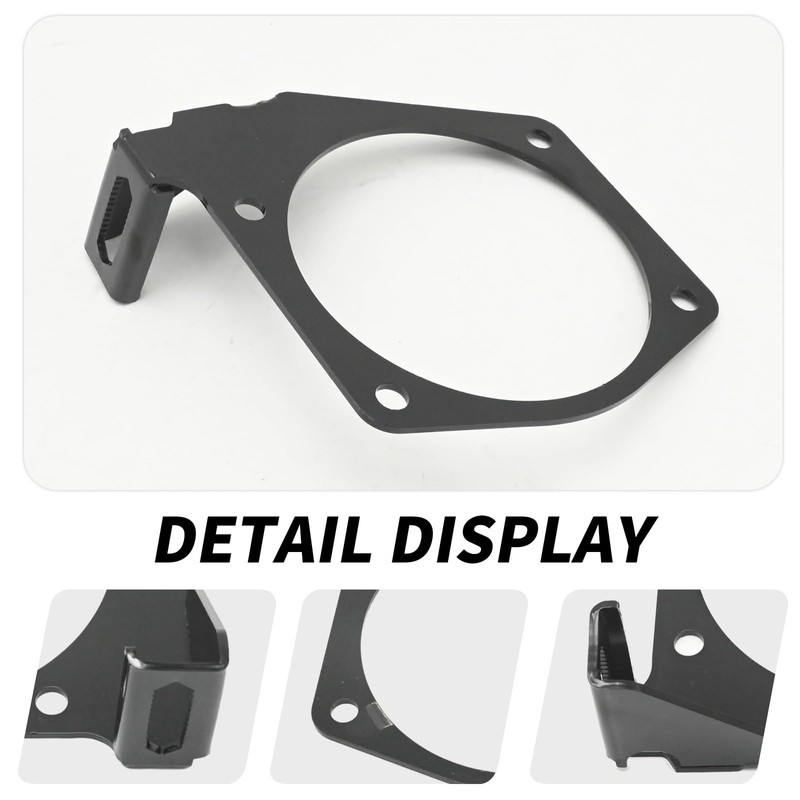 4 Bolt Throttle Cable Bracket Fits for Engine Intakes 92mm-102mm