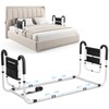 KingPavonini Dual Side Bed Rails for Seniors, 350 LBS Capacity,