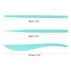 sourcing map 3pcs Plastic Clay Tools Double-Headed Crafts Modeling kit