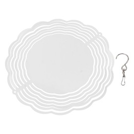 Sublimation Wind Chime Aluminum DIY Blank Wind Turntable for Outdoor Garden Window Decoration