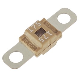 BOJACK AMI/Midi Fuse 175A High Current Bolt-on Fuse 200 Amp for Cars, Trucks, Construction Vehicles, Buses, Caravans (Pack of 3)