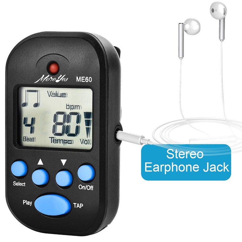 MOREYES Mini Digital Metronome with Speaker Multifunctional for Saxophone Piano