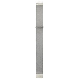 Arias SU20117SV Metal Band Mesh Magnet Watch Strap 0.8 inch (20 mm) Silver, Silver, Luxury