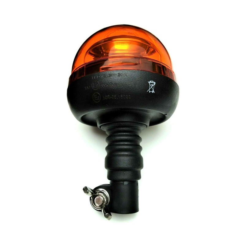 Orange LED Rundumleuchte Warnleuchte 45 LED 12V 24V R65 R10