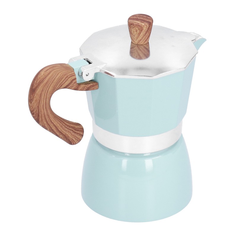 150ML Practical Aluminum Coffee Maker Octagonal Moka Coffee Pot for