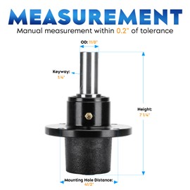 Deck Spindle Assembly for Scag Cheetah, Sabre Tooth Tiger, Tiger Cat, Tiger Cub, Turf Tiger, Wildcat with 52" Advantage Deck, 41001 41007 41008 46020 461663 46400 46631 530301 30301 5030301 5061033