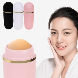 Natural Volcanic Stone Oil Control Face Roller - Portable Sebum Absorber Volcanic Stone Refill (1 pc) 5ea