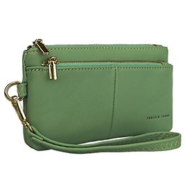 Cartera para Dama Forever Young SQbags. Elegante Monedero para Mujer, Práctico y Amplio con Asa para Llevarlo Colgado en la Muñeca. Colores Mate Modernos.