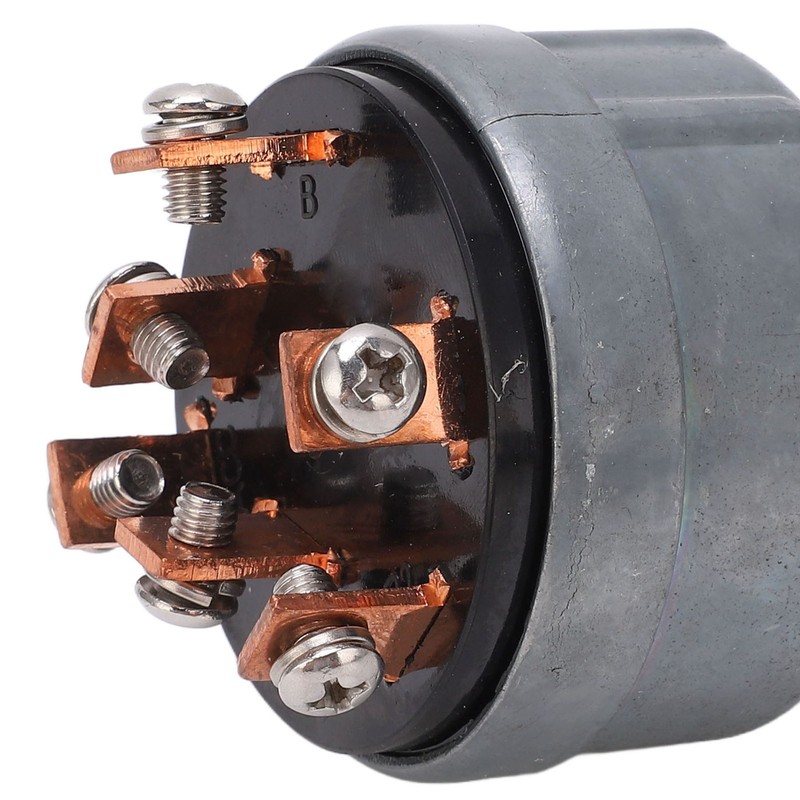 6 Pin Excavator Ignition Start Switch with Key Protection Cover