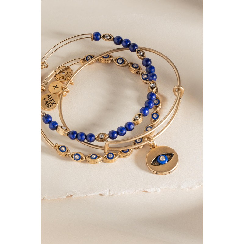 Alex and Ani Untamed Evil Eye Beaded Bangle