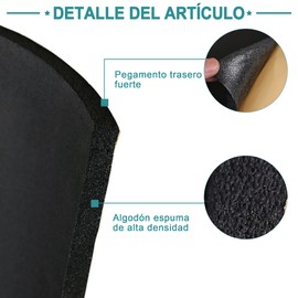 QUARKZMAN Car sound insulation foam, thermal insulation, bonnet, 3 mm insulation with roller, 100 x 100 cm