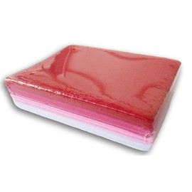 Felt Sheets Valentine Colors Craft Sewing DIY Set - Red, Hot Pink, Baby Pink, White - 5 x 7 inches - 20 Ct