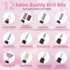 YLYYCC Cordless Nail Drill Electric File with UV Nail Lamp: