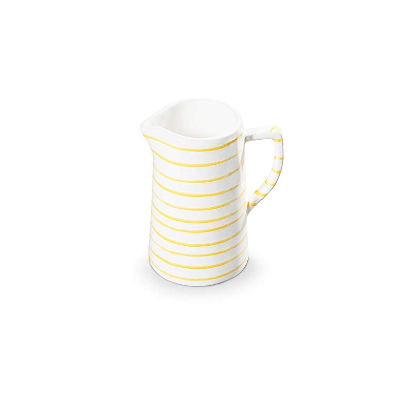 Gmundner Keramik Manufaktur 0101KRWA07 Gelbgeflammt Water Jug 0.7l