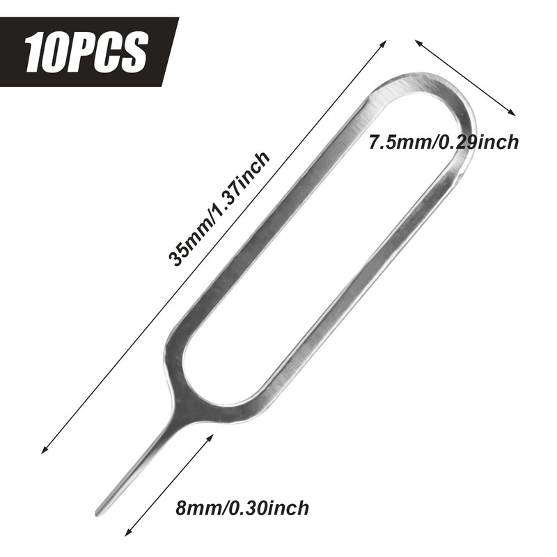 SZCXDKJ 10Pcs SIM Card Removal Openning Tool, Tray Eject Pins
