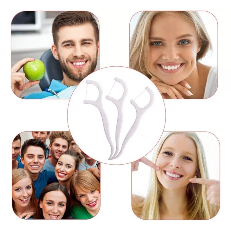 Universo en Linea Hilo Dental Mango Cepillo En Arco Con