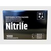 Mira Pak Black Nitrile Disposable Gloves 4 Mil Food-Safe, Latex