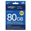 Lyca Mobile Unlimited Plan S Prepaid SIM 80GB $30 for