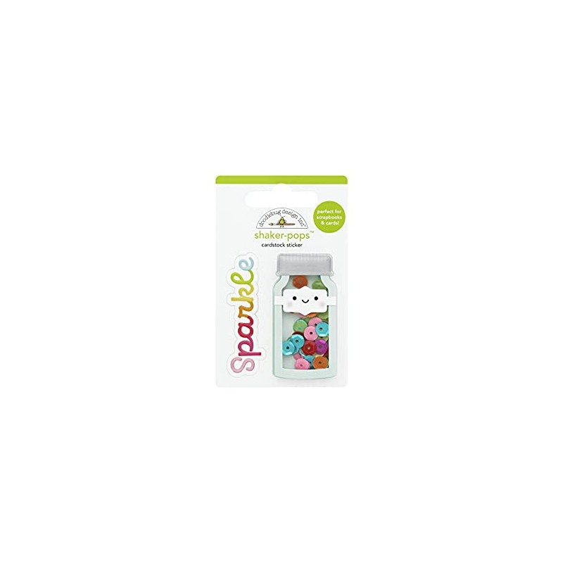 Doodlebug Cute/Crafty Shaker Pops Sequin Jar