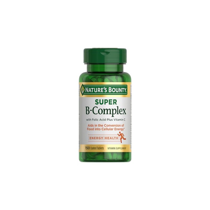 Nature's Bounty Super B-Complex Max Energy & Immune Support (150ct)