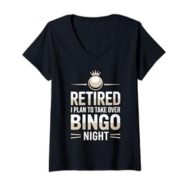 Womens Retired I Plan Legendary Retirees Pension Funny Retirement V-Neck T-Shirt