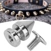 20 Piezas Punk Cone Spikes Studs, Screwback Studs Remaches Metal