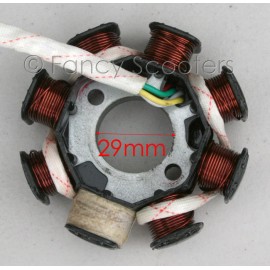 FANCY SCOOTERS Ice Bear Malibu PMZ150-10 Stator Magneto Coil Pack