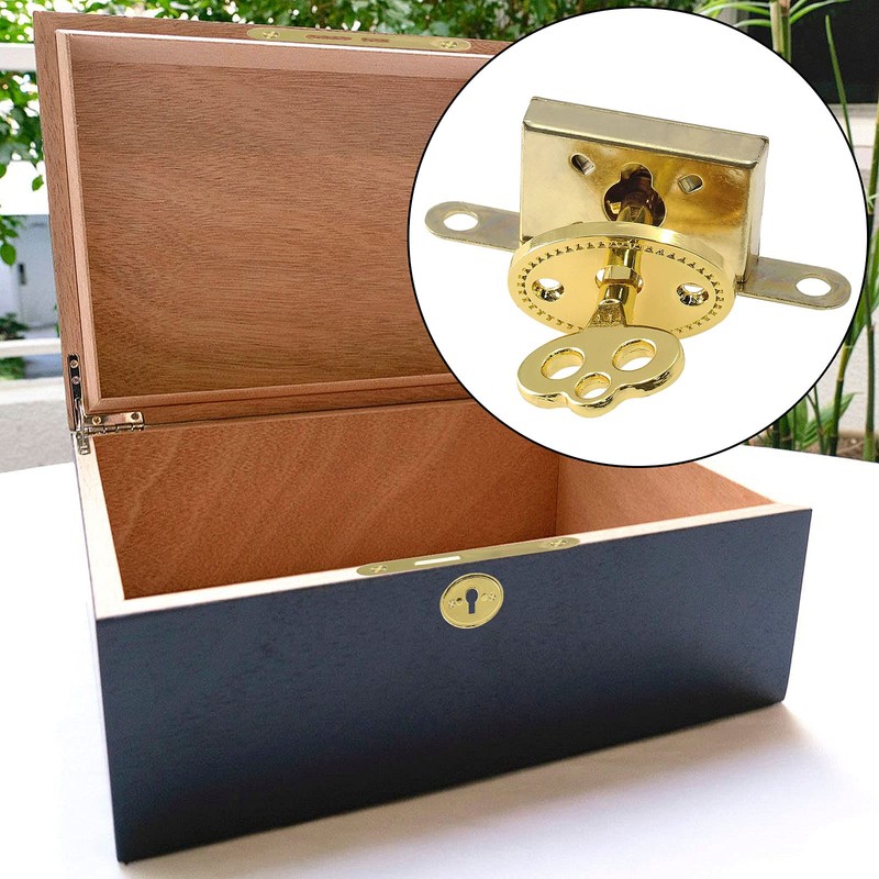 Jiozermi 2 Pack Mini Locks with Skeleton Key, Full Mortise