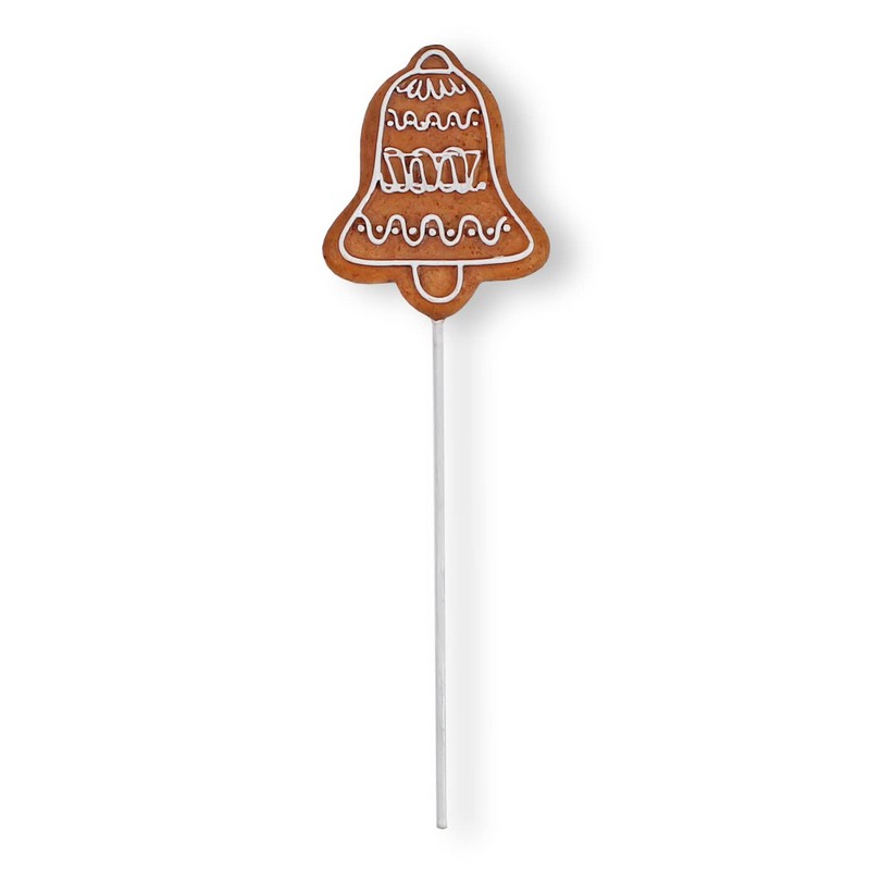 colourliving Gingerbread Figures Decoration Flower Stake Gingerbread Stake 6 Pieces