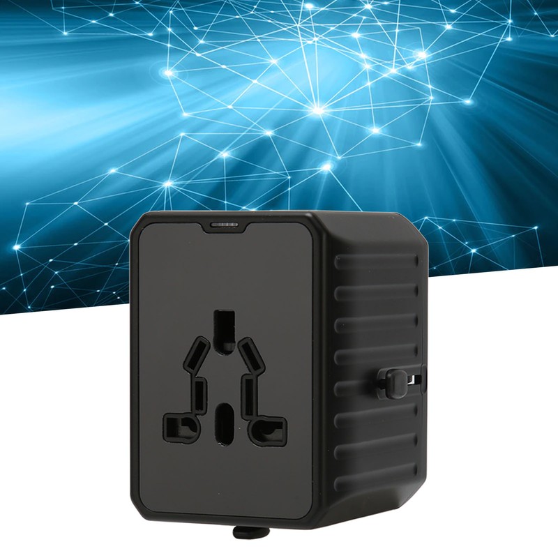 8A Universal Travel Adapter 2 USB C 4 USB A