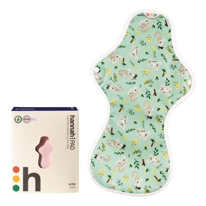hannah Reusable Cloth Pad, Large/Overnight