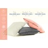 Elegant Comfort 4-Pack Solid Pillowcases 1500 Thread Count Egyptian Quality