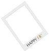 Trimming Shop Happy 18th Photo Booth Frame Selfie Picture Frame