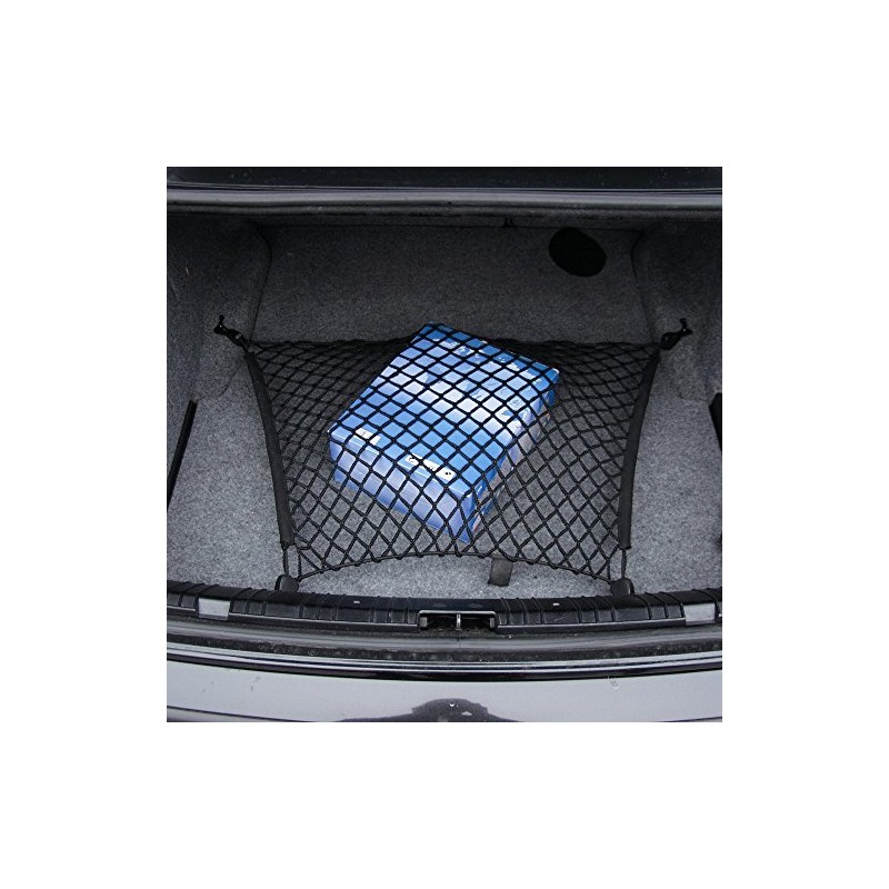 AUTONIK 145160 Luggage Net 50 x 100 cm Black