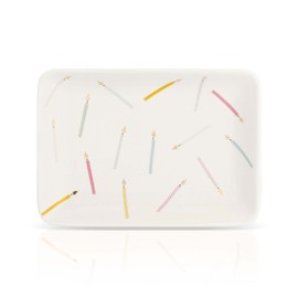 Sweet 16 Gifts for Girls - 16th Birthday Ceramic Jewelry Dish with 16 Candles, One for Each Year - A Treasured Gifts for 16 Year Old Girl - Sweet Sixteen Gifts for Daughter Niece Sister Best Friend